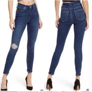 Good American Dark Blue Skinny Jeans